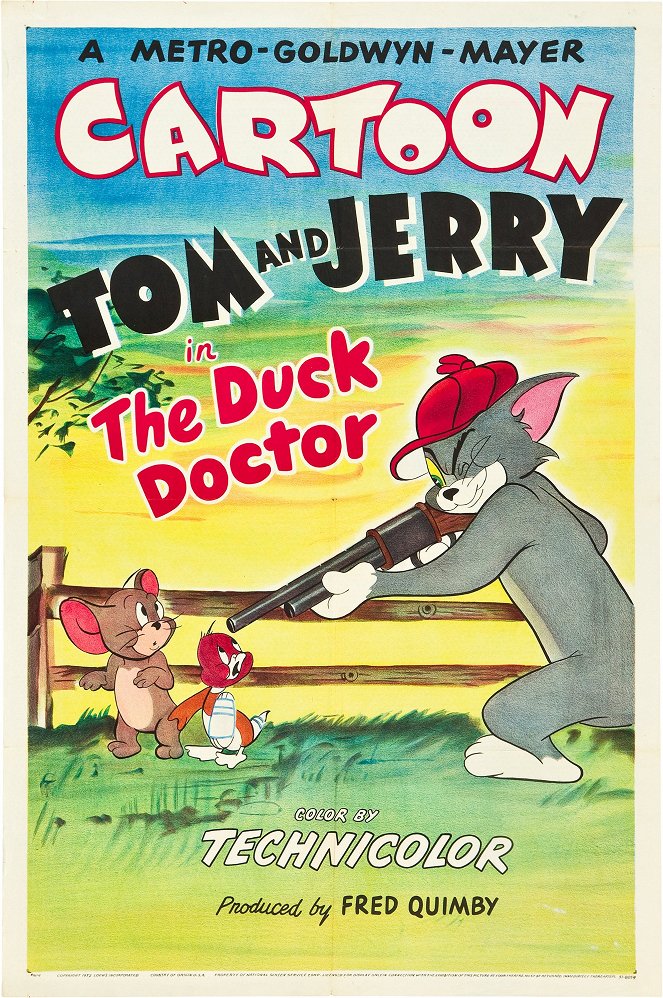 Tom y Jerry - Patito doctor - Carteles