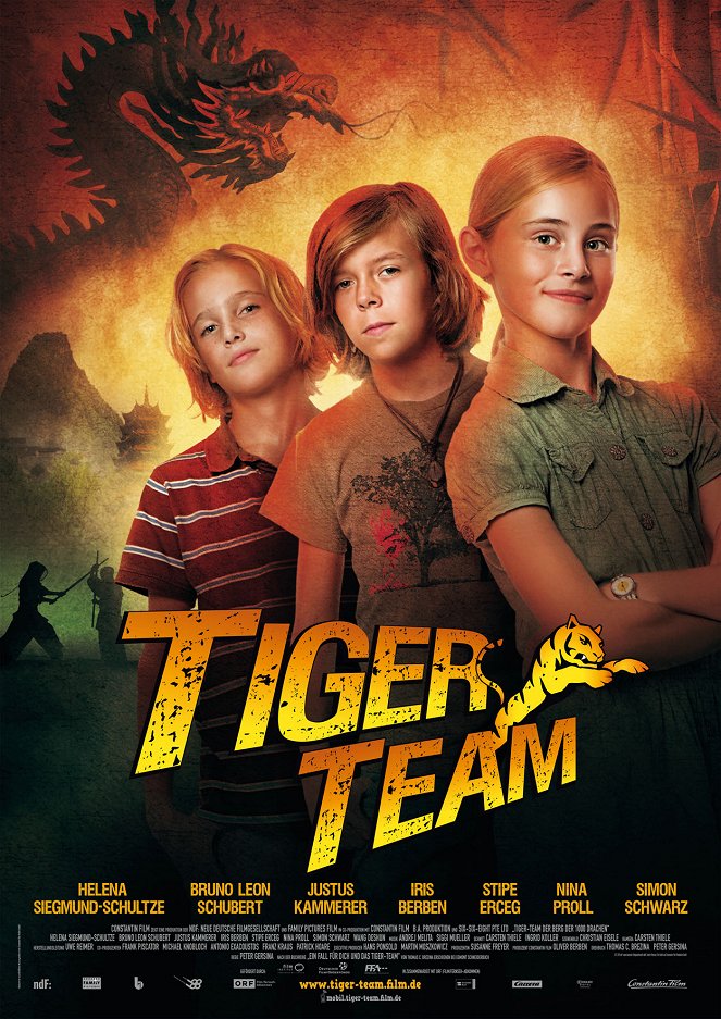 Tiger Team - Der Berg der 1000 Drachen - Julisteet