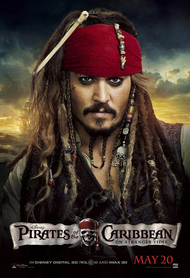 Piraci z Karaibów: Na nieznanych wodach - Plakaty