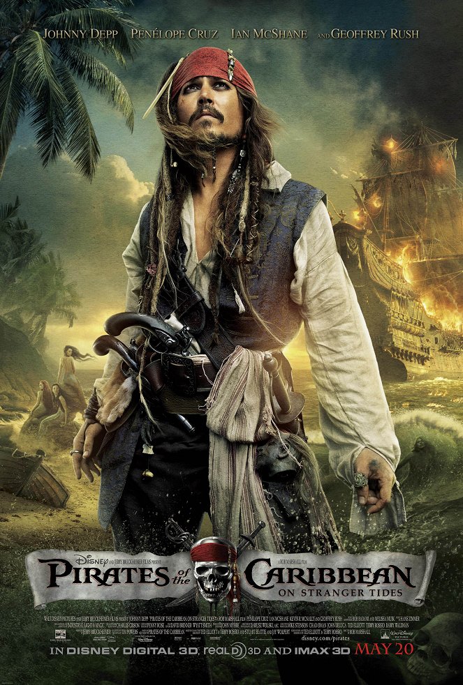 Piraci z Karaibów: Na nieznanych wodach - Plakaty