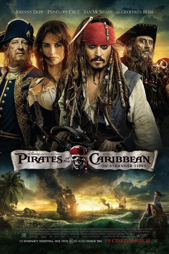 Pirates of the Caribbean 4 - Fremde Gezeiten - Plakate
