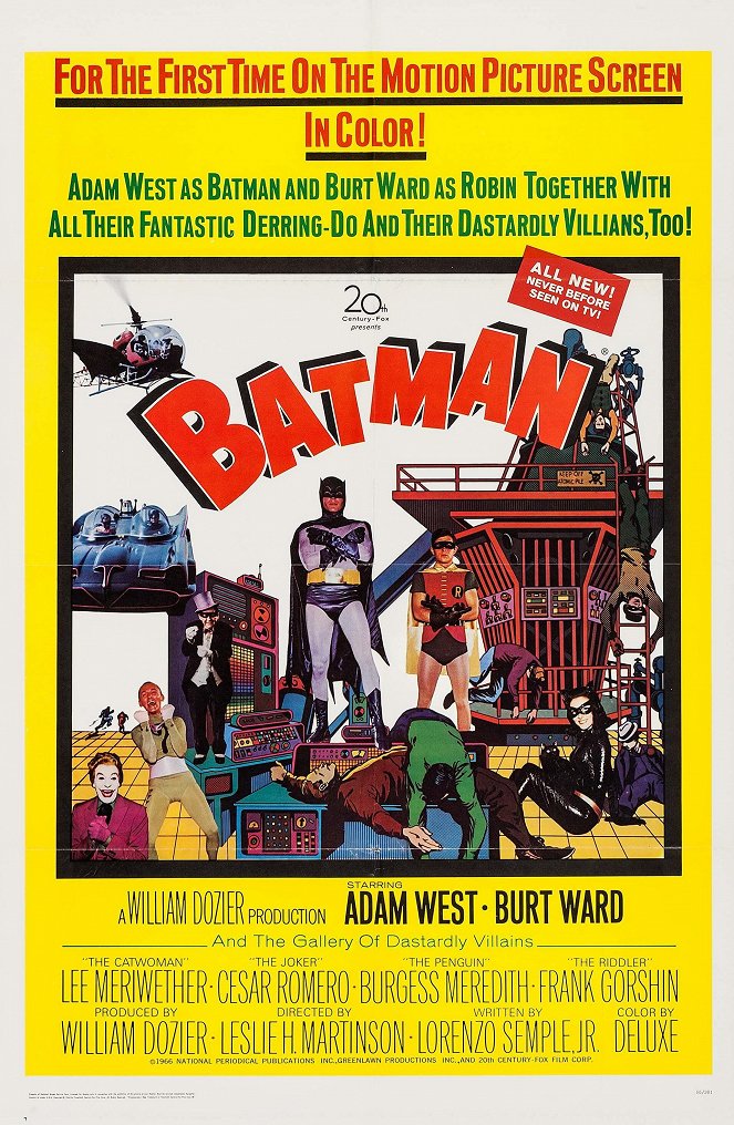 Batman hält die Welt in Atem - Plakate