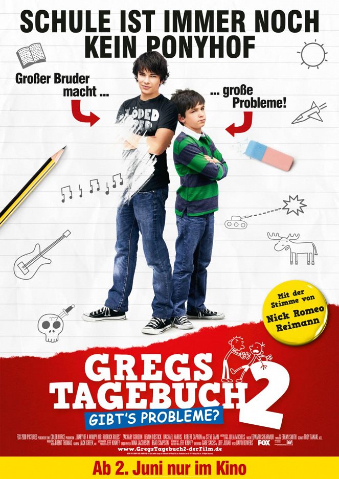 Gregs Tagebuch 2: Gibt's Probleme? - Plakate