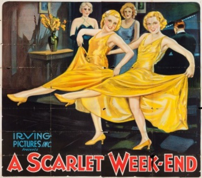 A Scarlet Week-End - Plakaty