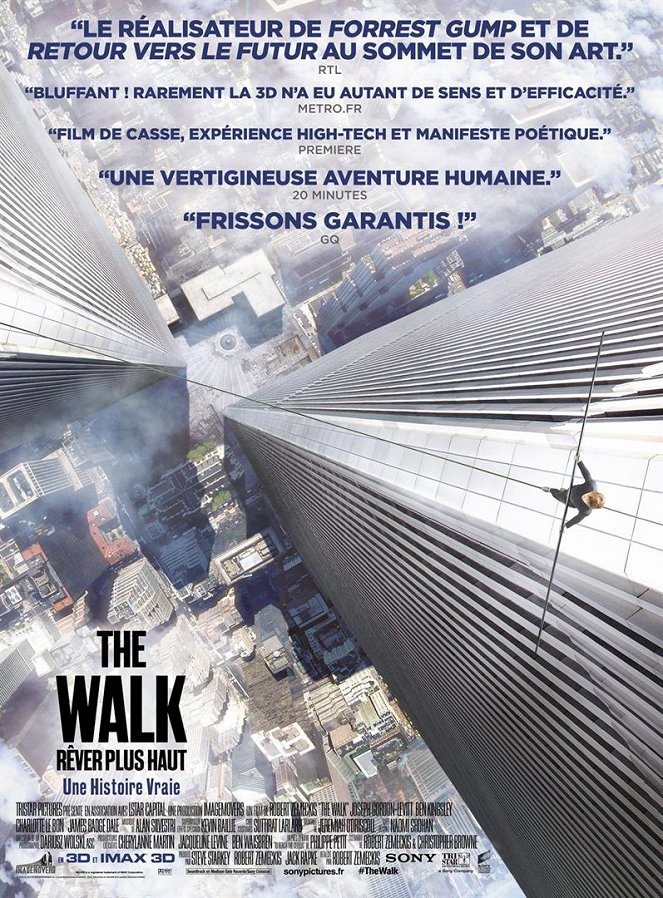 The Walk – Rêver Plus Haut - Affiches