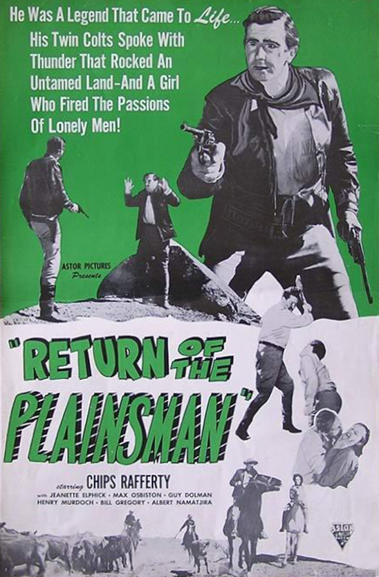 Return of the Plainsman - Posters