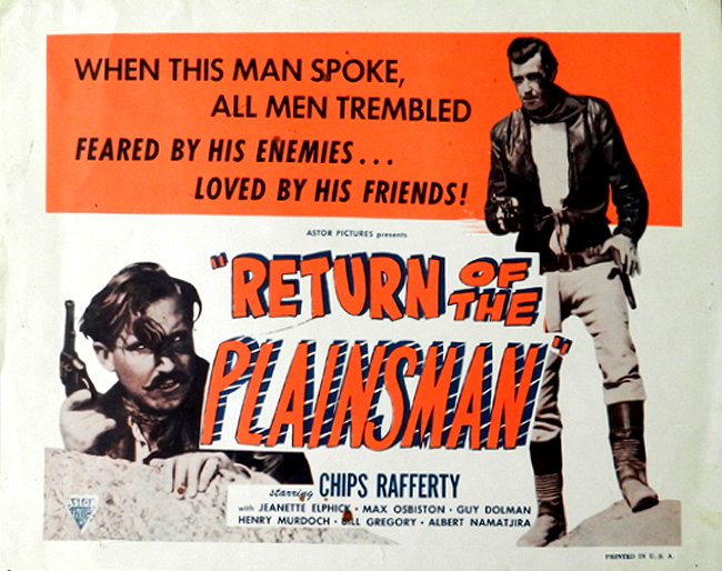 Return of the Plainsman - Posters