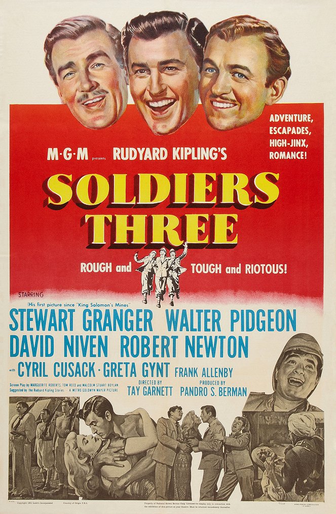 Soldiers Three - Cartazes