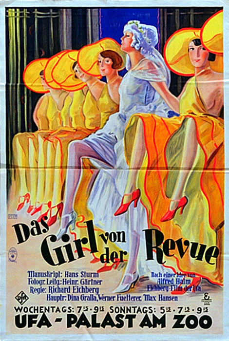 Das Girl von der Revue - Plakáty