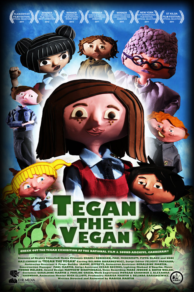 Tegan the Vegan - Plagáty