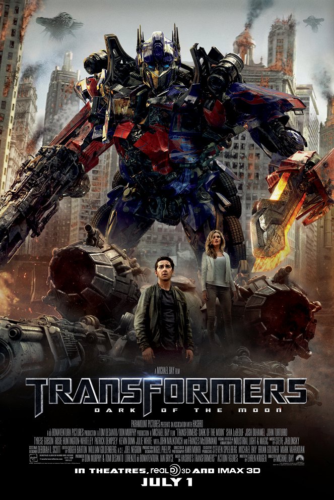 Transformers: Kuun pimeä puoli - Julisteet