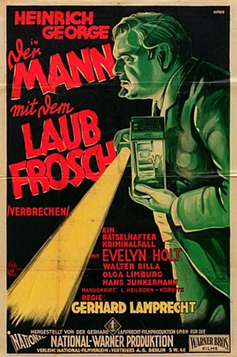 Der Mann mit dem Laubfrosch - Posters