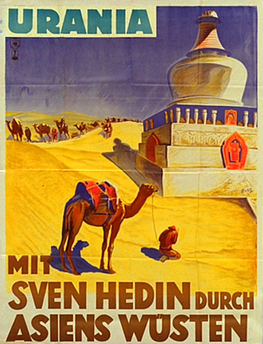 Mit Sven Hedin durch Asiens Wüsten - Plakate