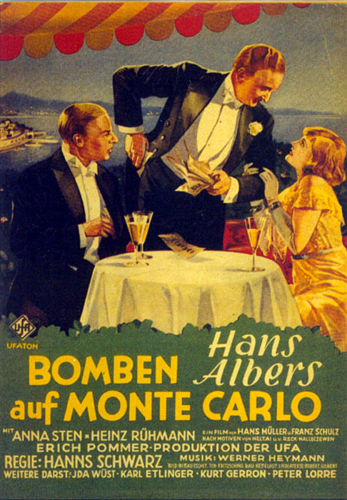 Bomben auf Monte Carlo - Plakate