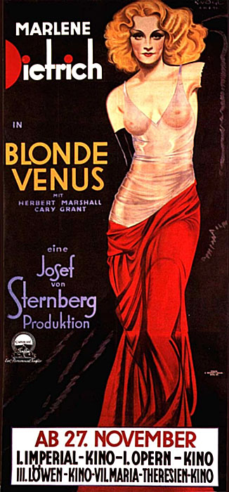 Die blonde Venus - Plakate