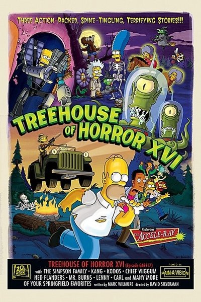 Os Simpsons - A Casa da Árvore dos Horrores XVI - Cartazes