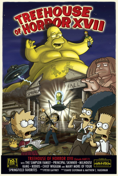 Les Simpson - Simpson Horror Show XVII - Affiches
