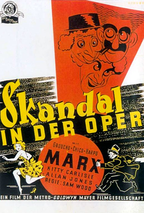 Die Marx Brothers in der Oper - Plakate