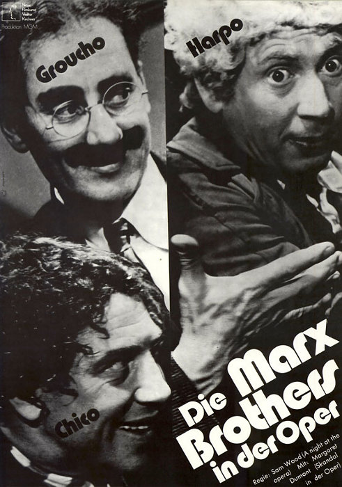 Die Marx Brothers in der Oper - Plakate