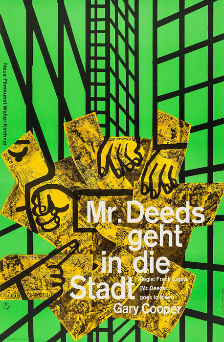 Mr. Deeds geht in die Stadt - Plakate