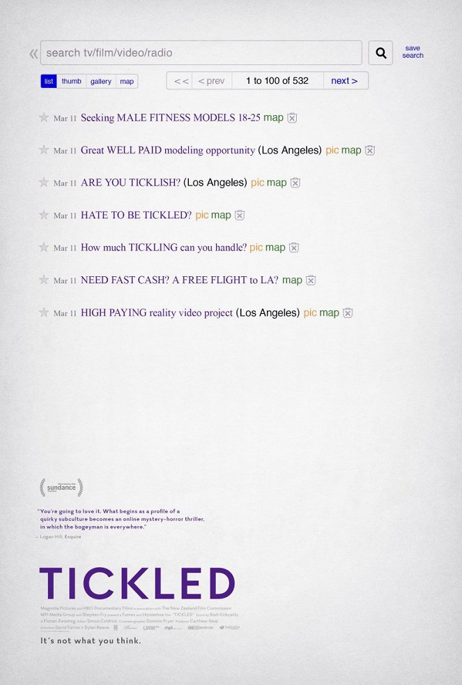 Tickled - Posters
