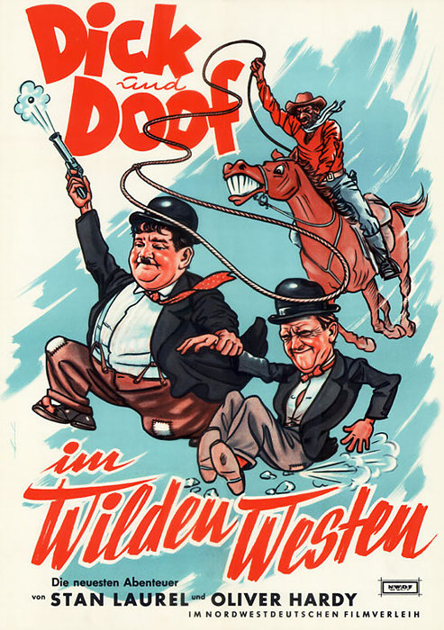 Dick und Doof im Wilden Westen - Plakate