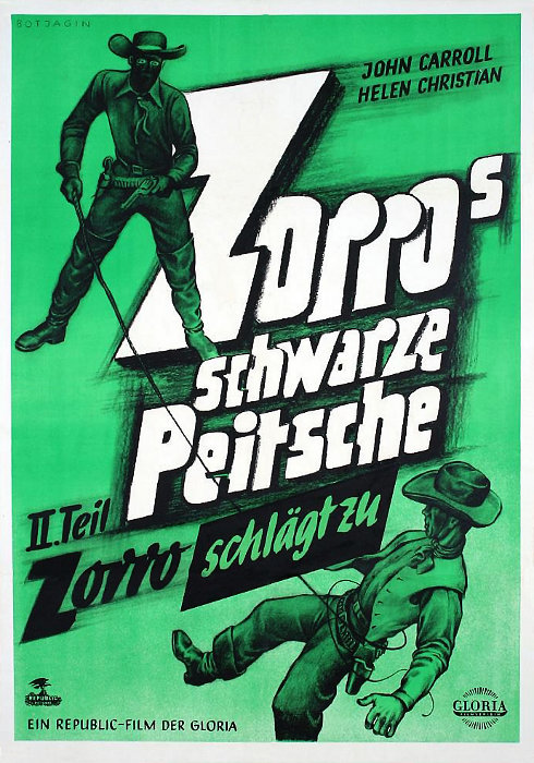 Zorro reitet wieder - Plakate
