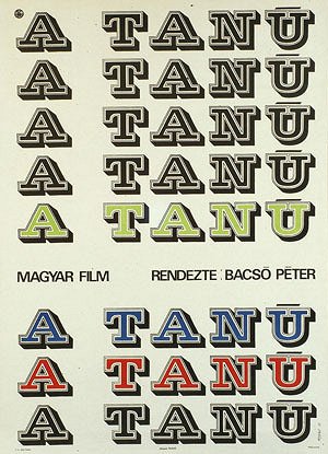 A tanú - Posters