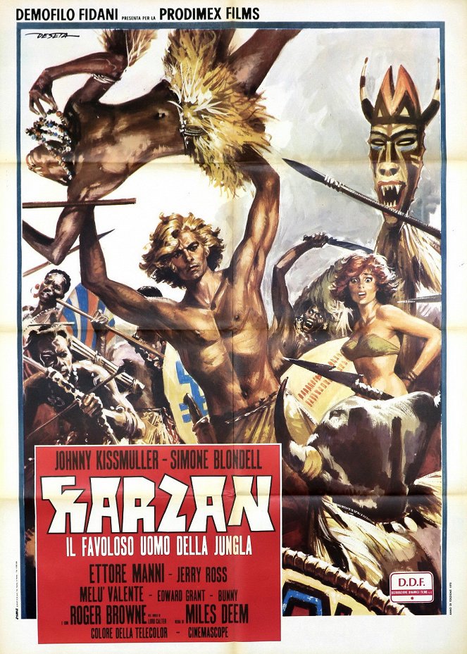 Karzan, il favoloso uomo della giungla - Plakaty