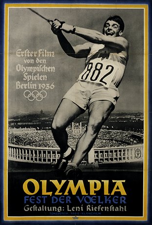 Olympiade 1936 Berlin. 1. Teil - Fest der Völker - Plakate