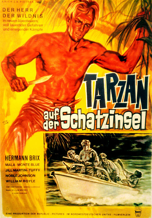 Tarzan auf der Schatzinsel - Plakate