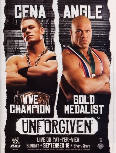 WWE Unforgiven - Plakátok