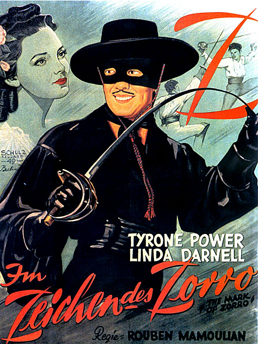 Im Zeichen des Zorro - Plakate