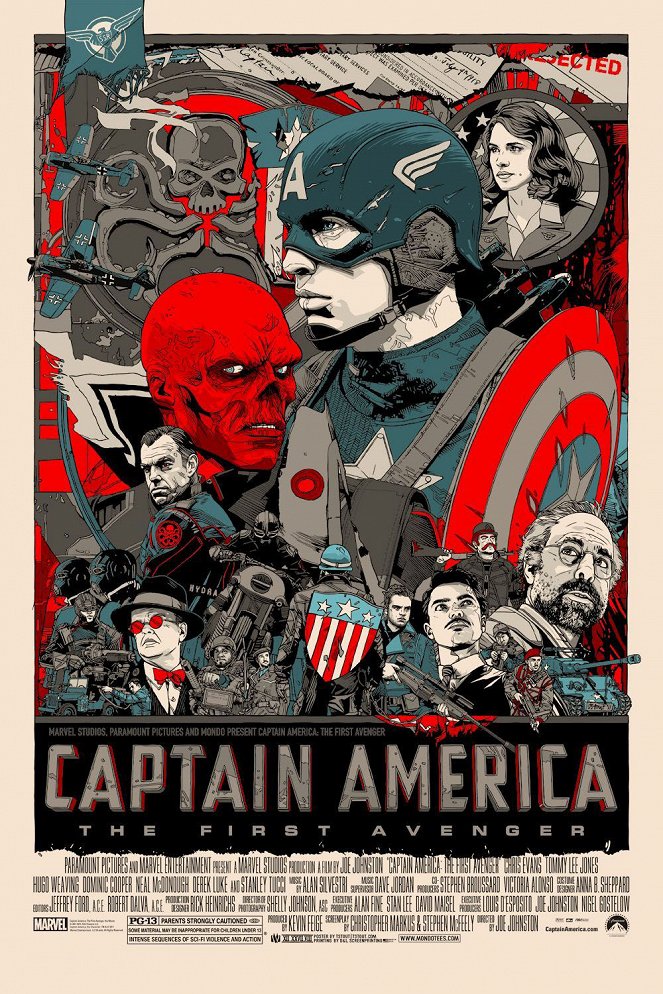 Capitán América: El primer vengador - Carteles
