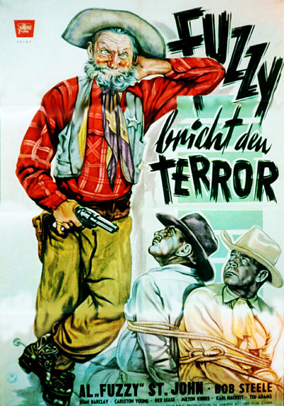 Fuzzy bricht den Terror - Plakate