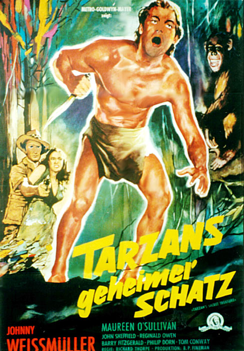 Tarzans geheimer Schatz - Plakate