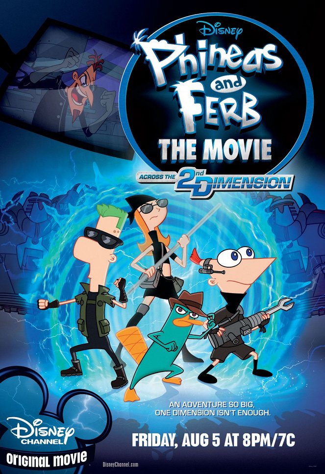 Phineas and Ferb the Movie: Across the 2nd Dimension - Cartazes