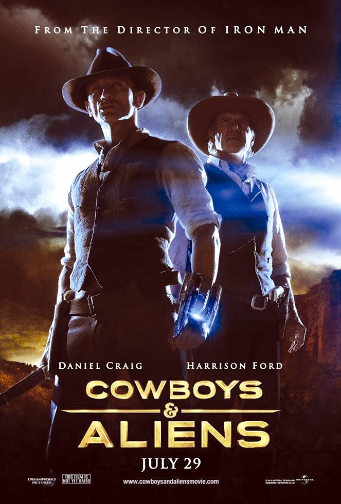 Cowboyok és űrlények - Plakátok