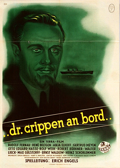 Dr. Crippen an Bord - Affiches