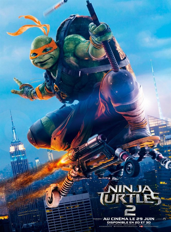 Ninja Turtles 2 - Affiches