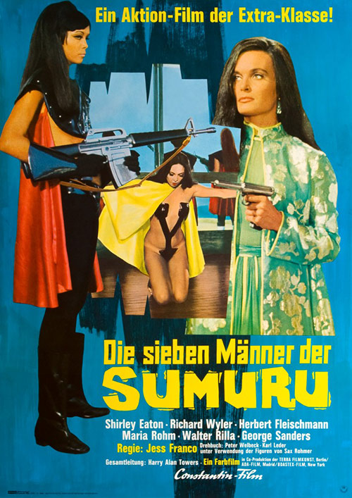 Die sieben Männer der Sumuru - Plakaty