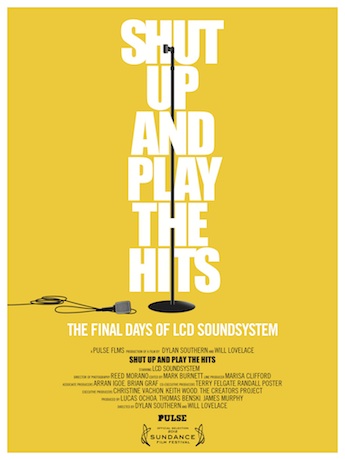 Shut Up and Play the Hits - O Fim dos LCD Soundsystem - Cartazes