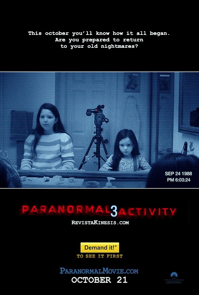 Paranormal Activity 3 - Plagáty