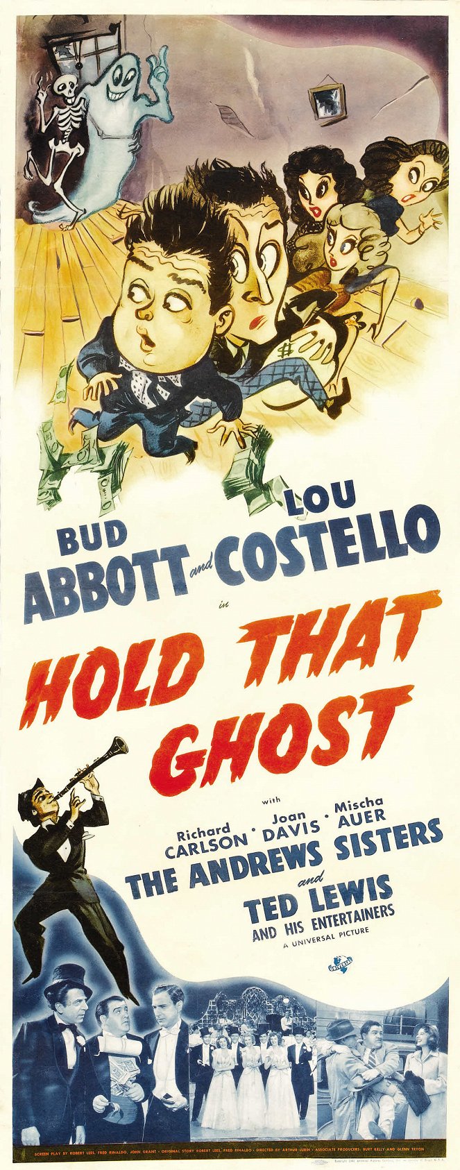Hold That Ghost - Carteles