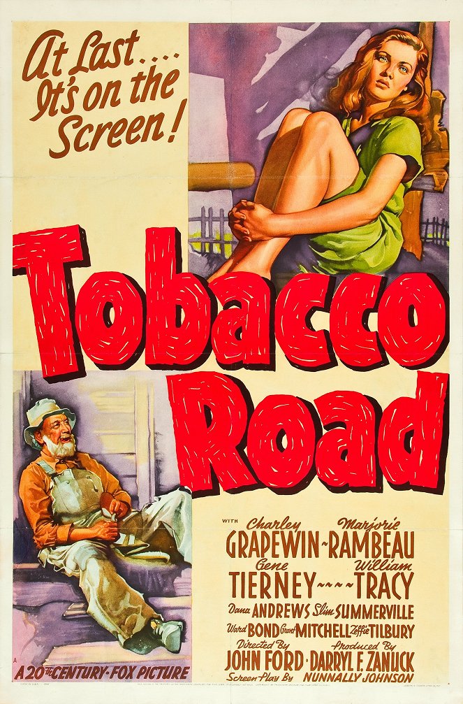 La Route au tabac - Affiches