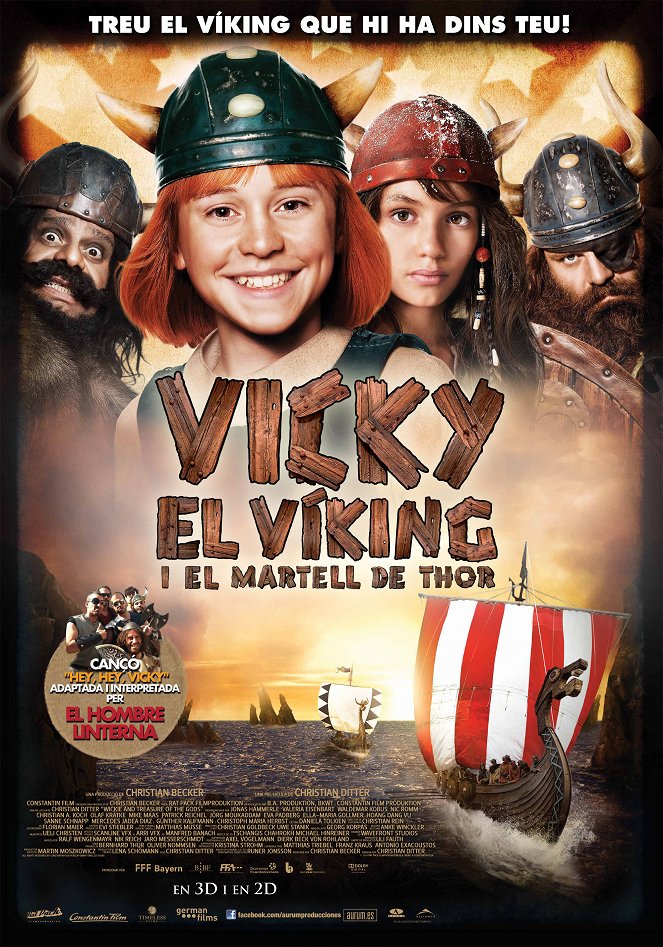 Vicky el vikingo y el martillo de Thor - Carteles