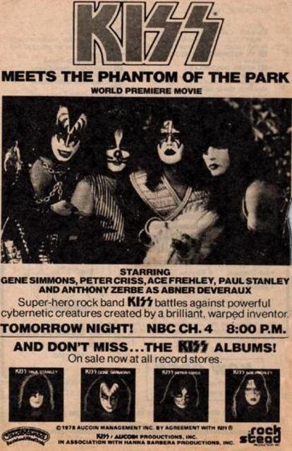 KISS Meets the Phantom of the Park - Affiches