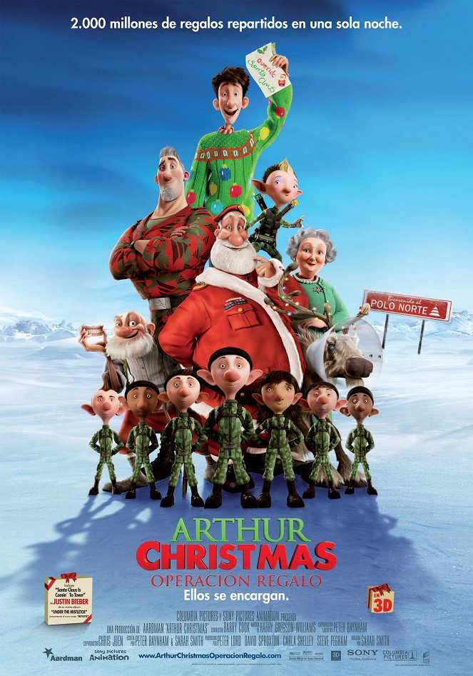 Arthur Christmas: Operación regalo - Carteles