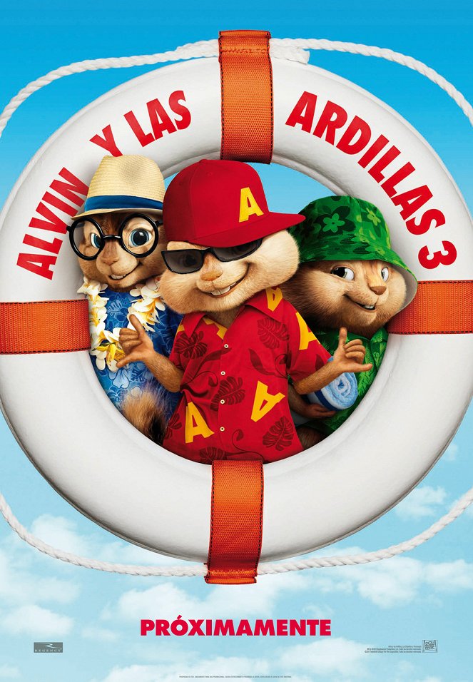 Alvin y las ardillas 3 - Carteles