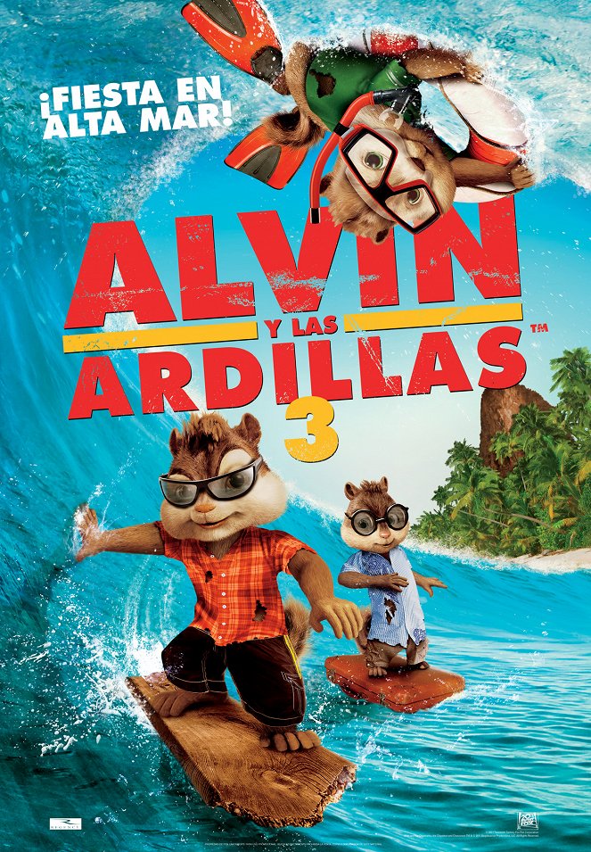 Alvin y las ardillas 3 - Carteles